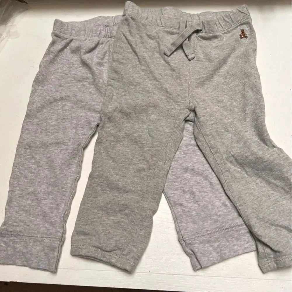 Gap Carter Set of 2 Cotton Soft Pants for Baby 18 Months Old Unisex EUC
